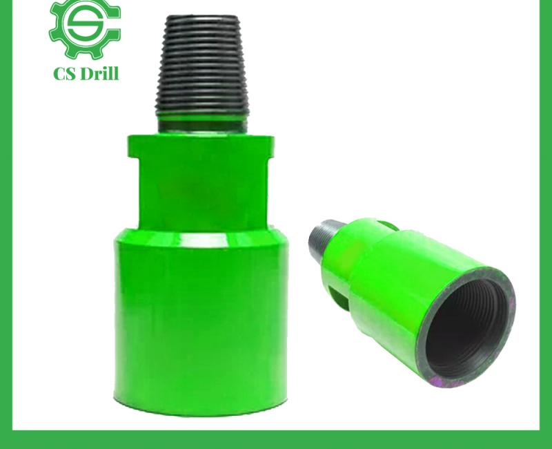 3 1/2 male change to 2 3/8 female Drill Rod Adapters For Mining Machine Water Well Drilling Drill Pipe Connector